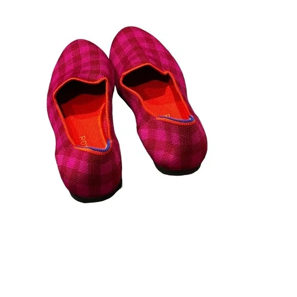 Rothy's Limited Edition The Cherry Gingham Slip On Ballet FlatSize W10 NWOB